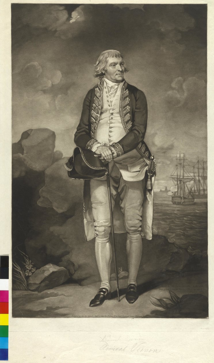 Edward Vernon af John Jones
