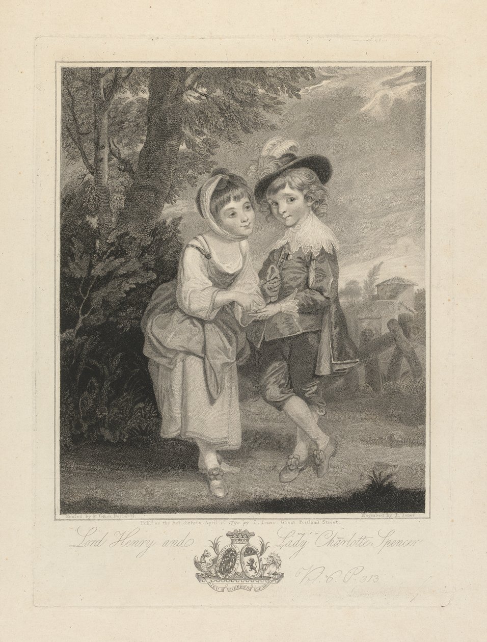 Lord Henry og Lady Charlotte Spencer af John Jones