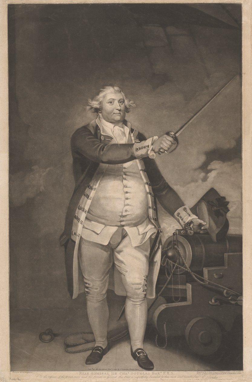 Kontreadmiral Sir Charles Douglas af John Jones