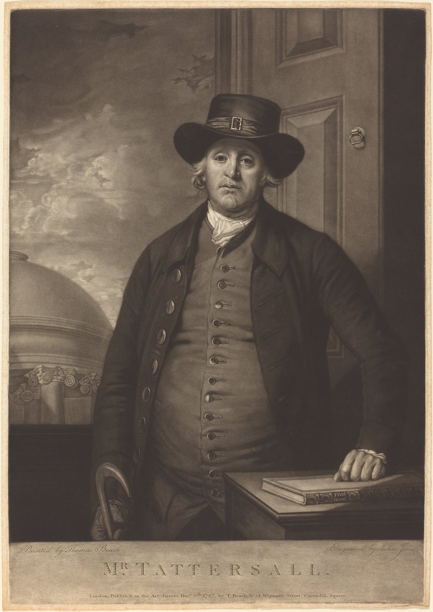 Richard Tattersall af John Jones after Thomas Beach