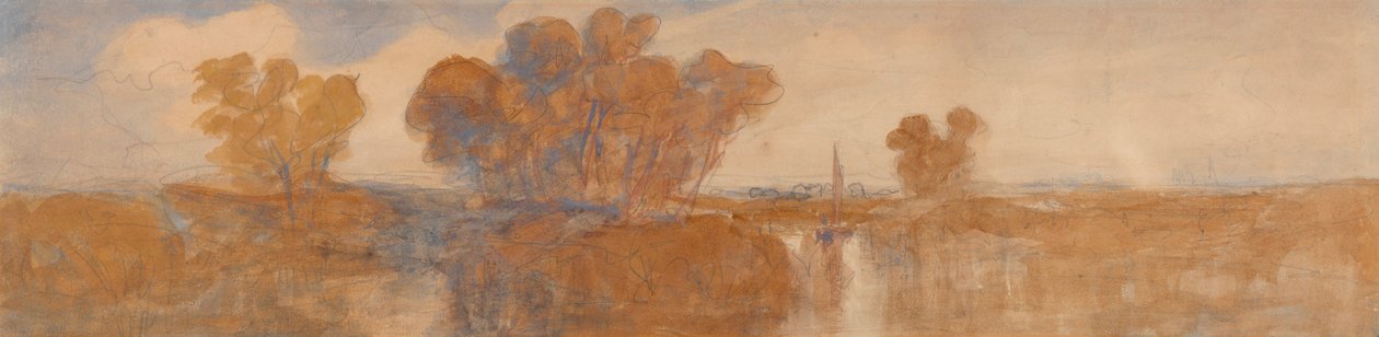 En fjern udsigt over Norwich af John Joseph Cotman