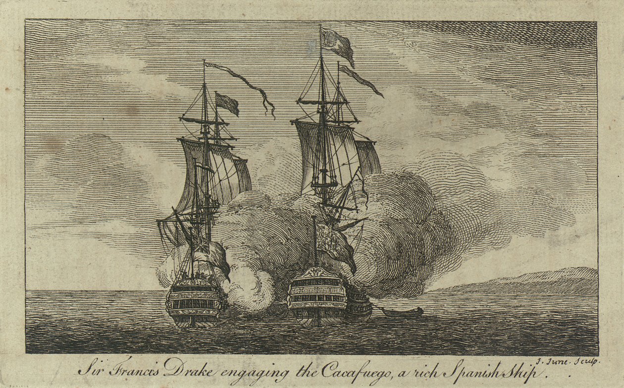 Sir Francis Drake i kamp med 