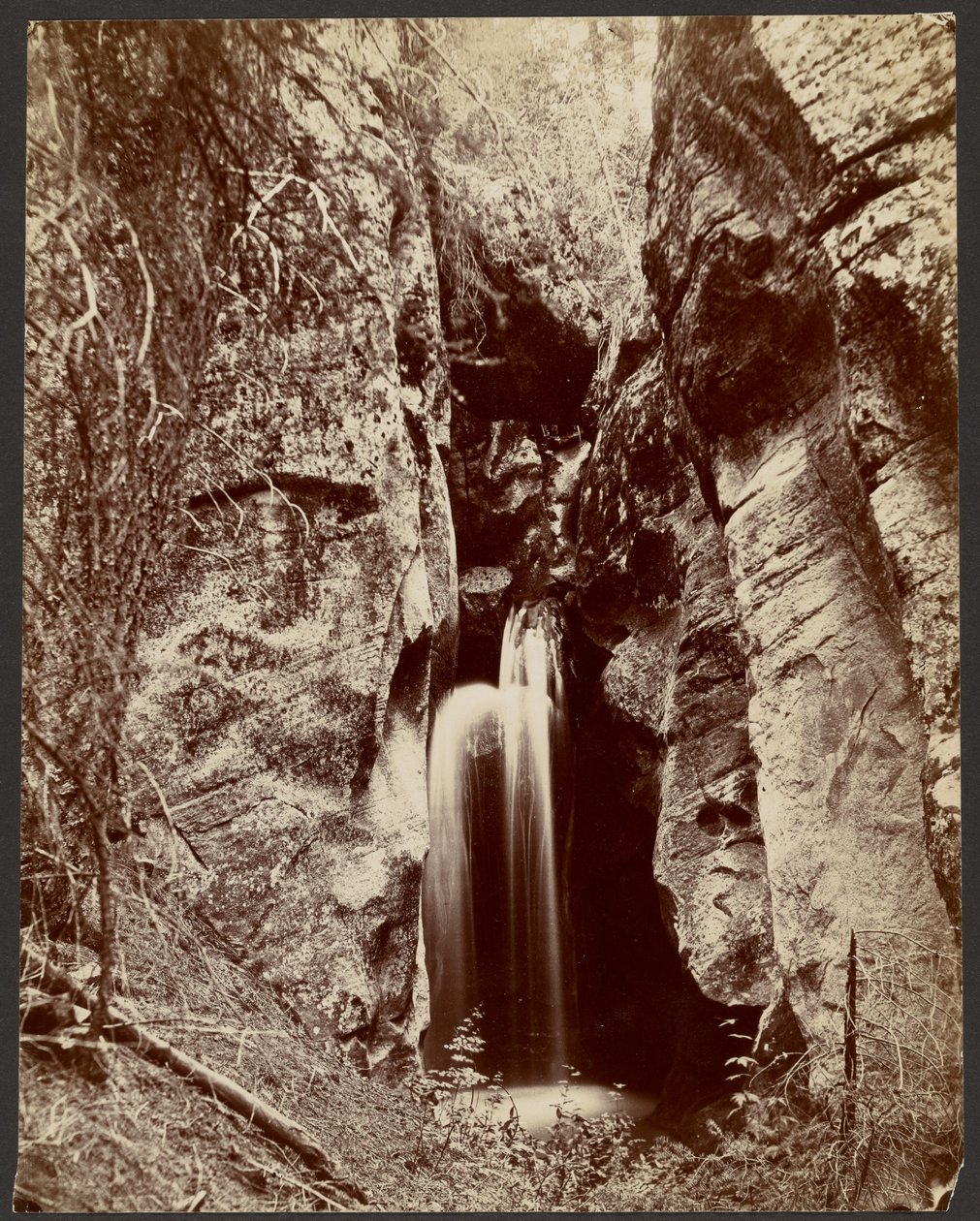 Vandfald, Winslow Creek af John K. Hillers