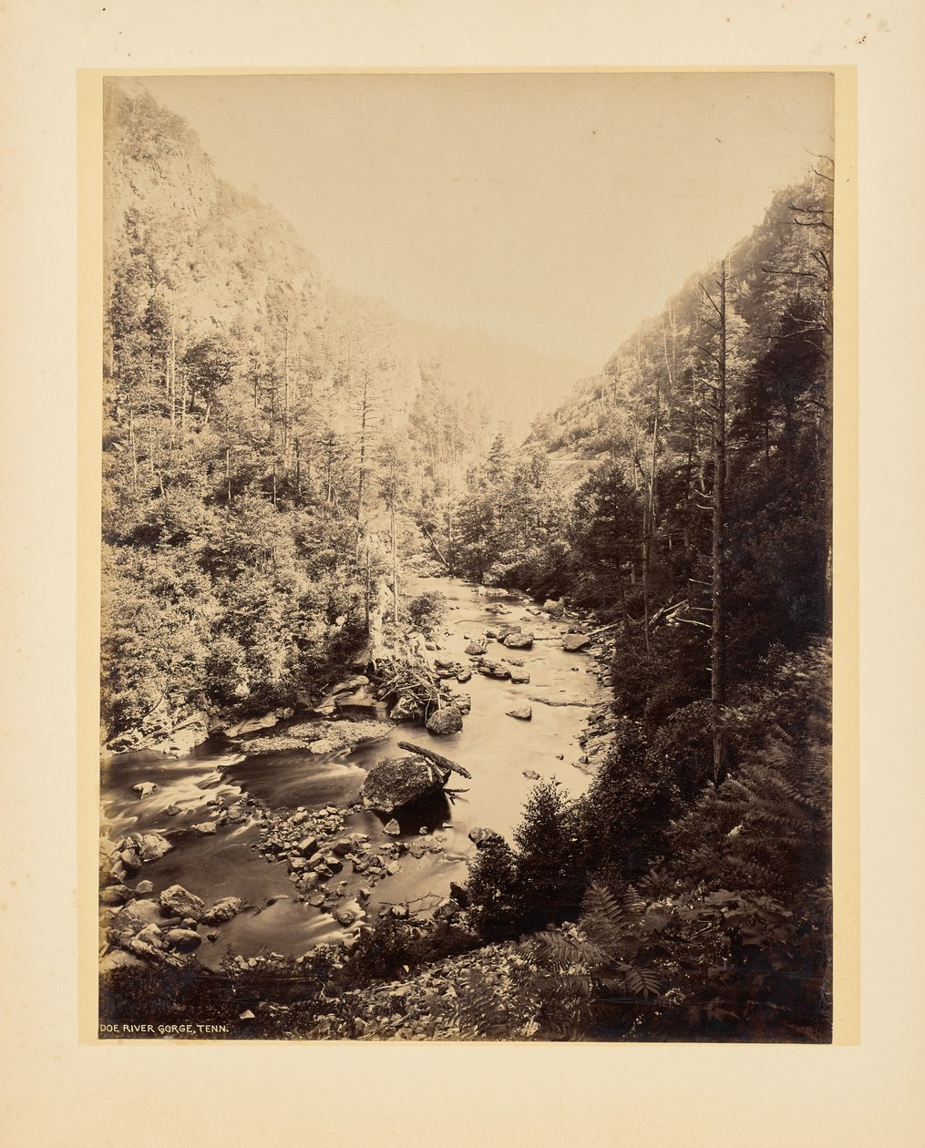 Doe River Gorge, Tennessee af John K. Hillers