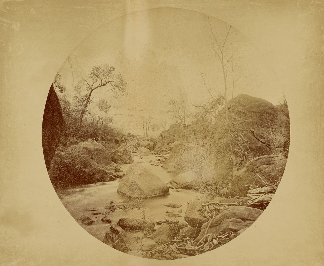 Eagle Crag - Evening af John K. Hillers