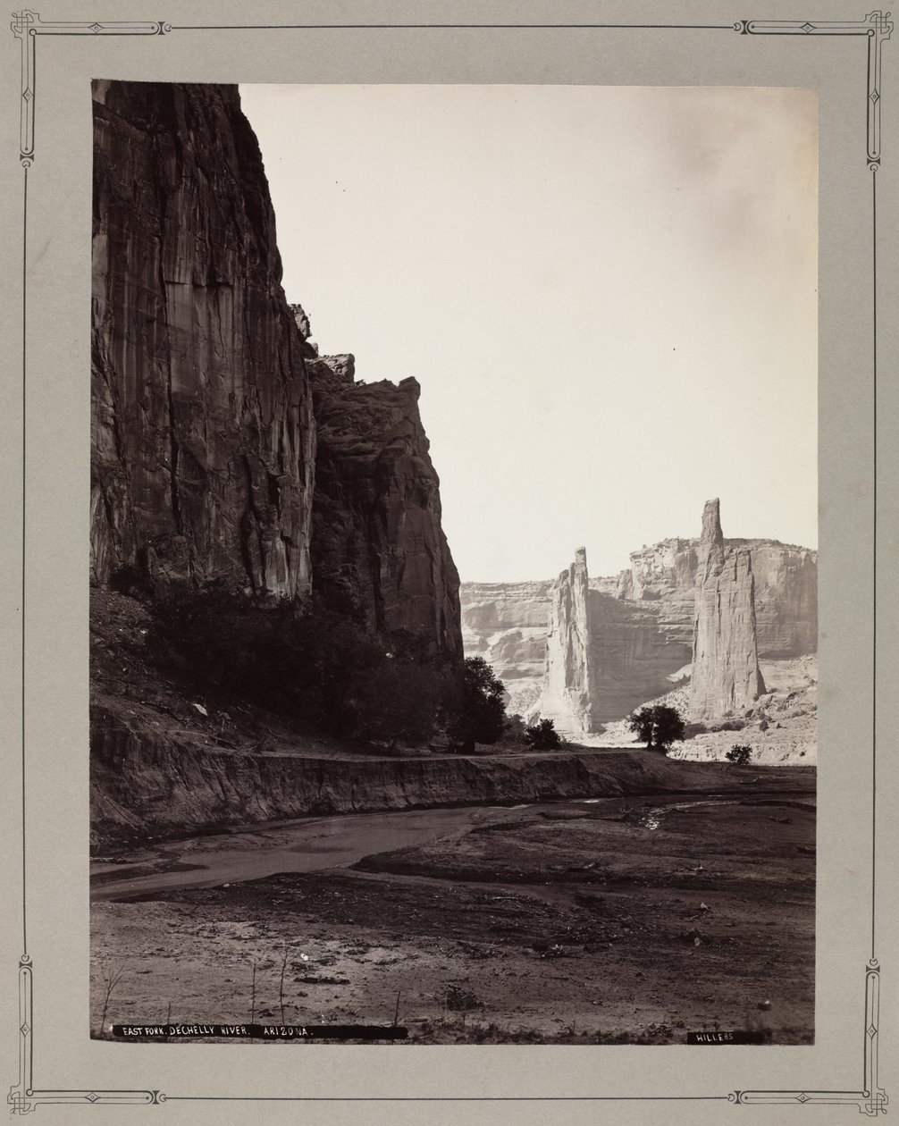 East Fork, en biflod til Chelly River, Arizona af John K. Hillers