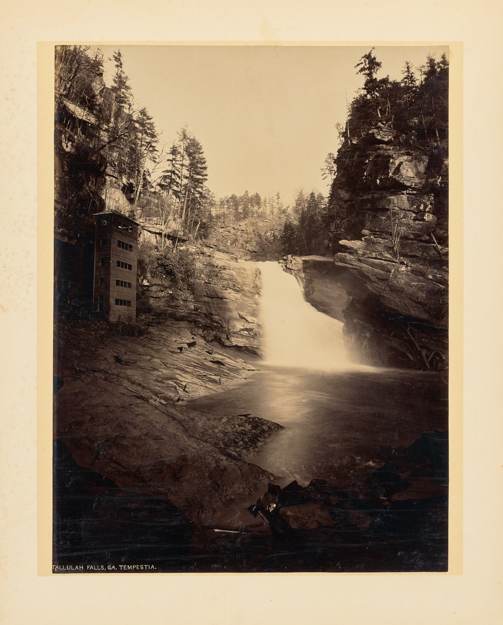 Tallulah Falls, Georgia. Tempestia. af John K. Hillers