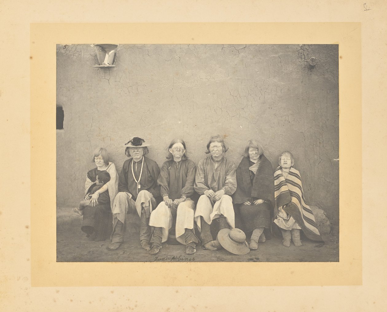 Zuni-albinoer af John K. Hillers