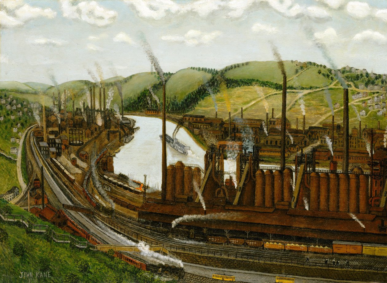 Monongahela River Valley, Pennsylvania, 1931 af John Kane