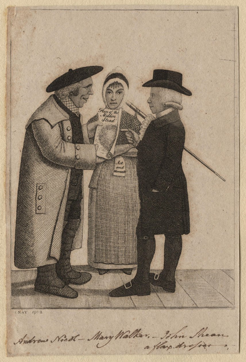 Andrew Nicol; Mary Walker; John Skene af John Kay (2) af John Kay