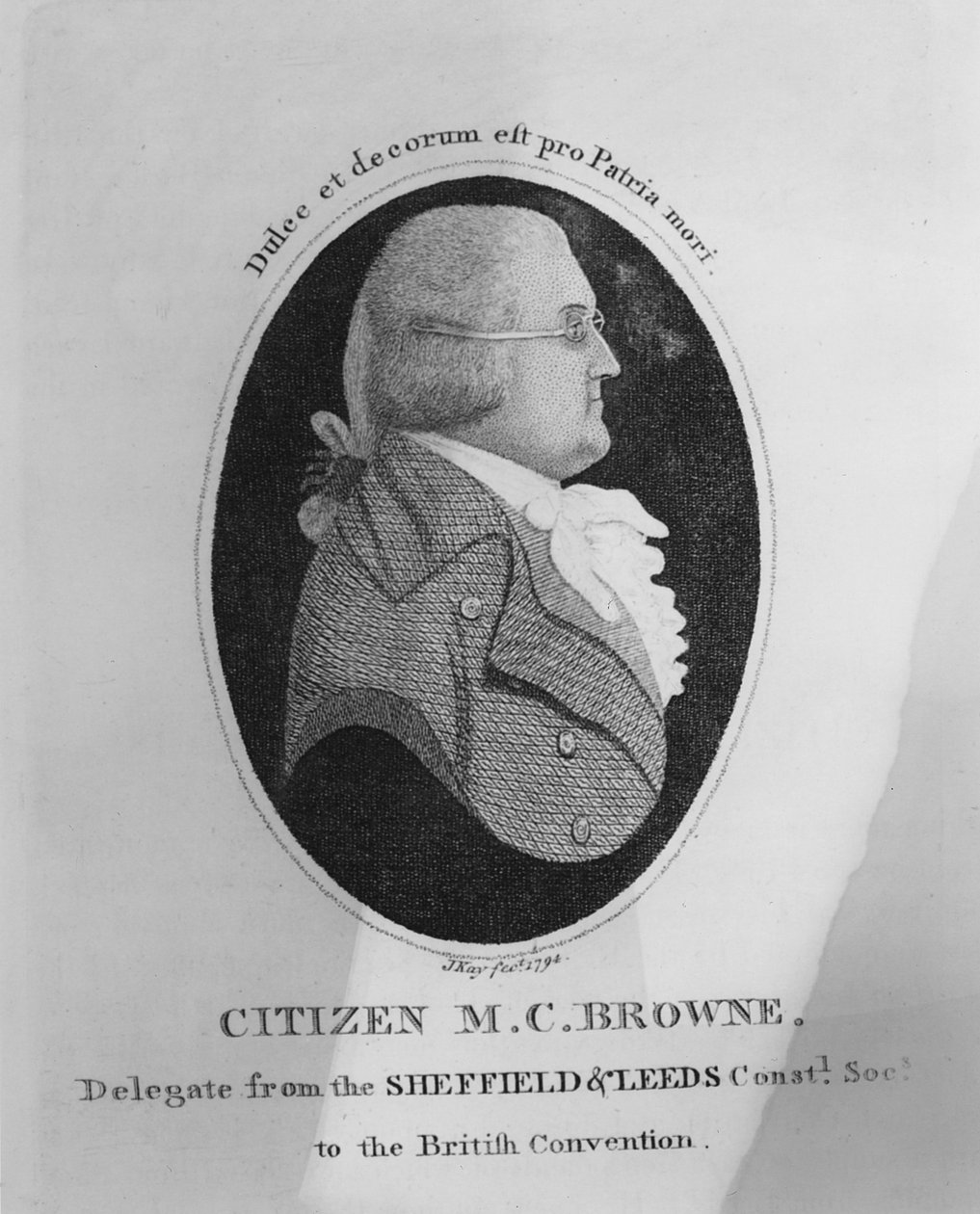 Citizen M.C.Browne, 1794 af John Kay