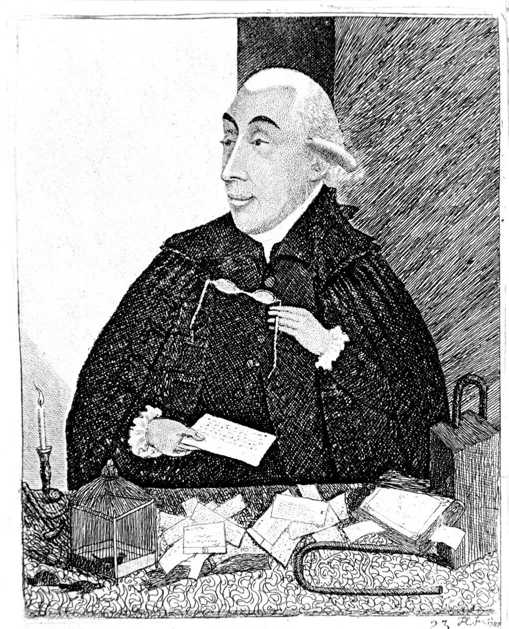 Joseph Black, skotsk kemiker, 1787 af John Kay