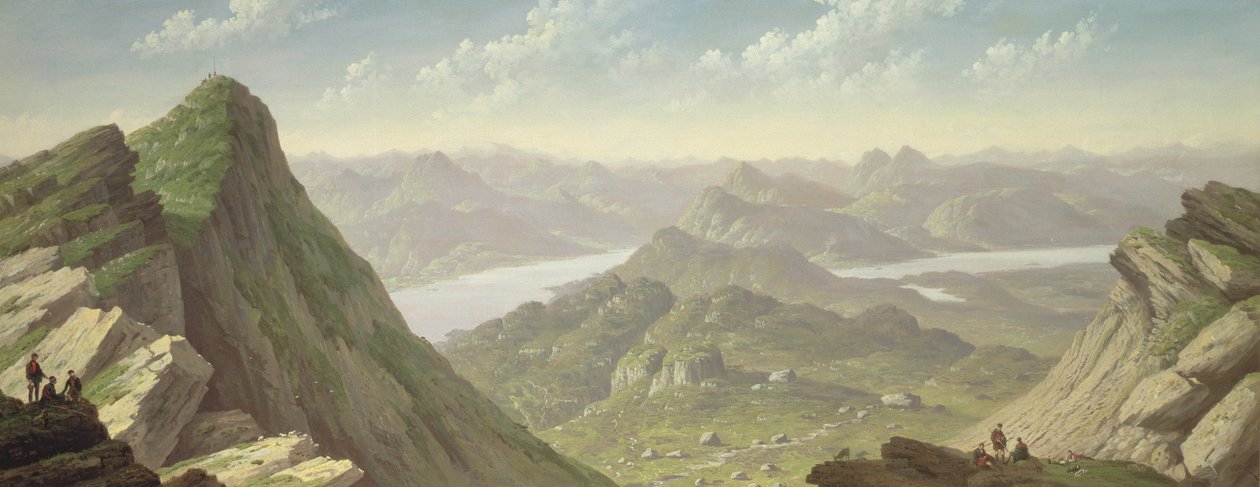 Nord-vest udsigt fra Ben Lomond af John Knox