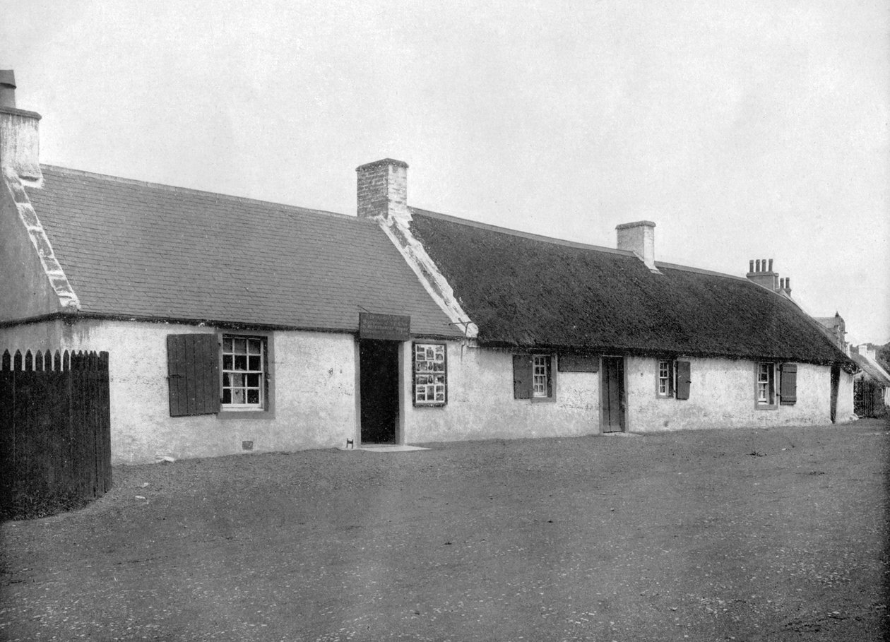 Burns Cottage, Skotland, 1893. af John L. Stoddard