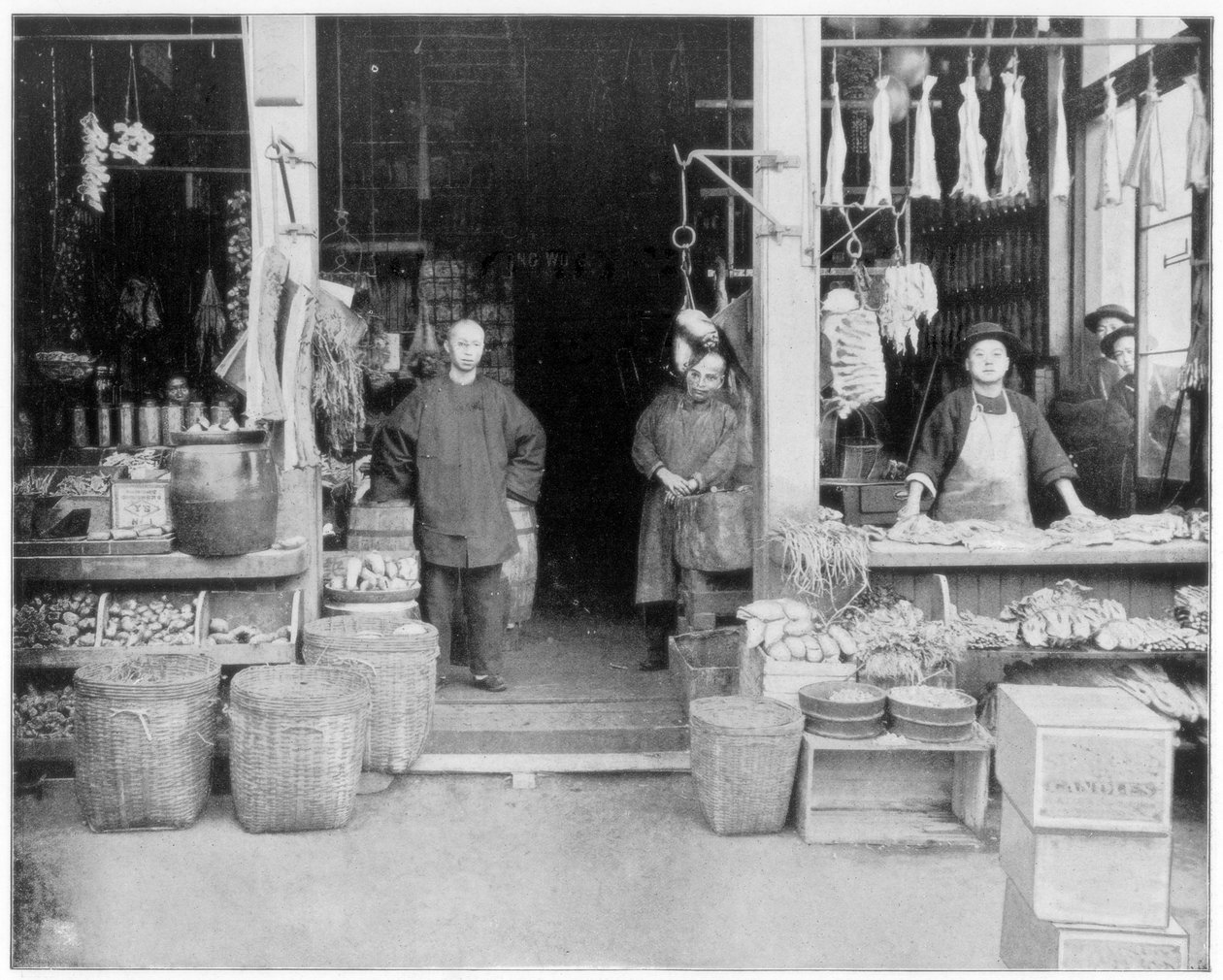 Chinatown, San Francisco, slutningen af det 19. århundrede. af John L. Stoddard