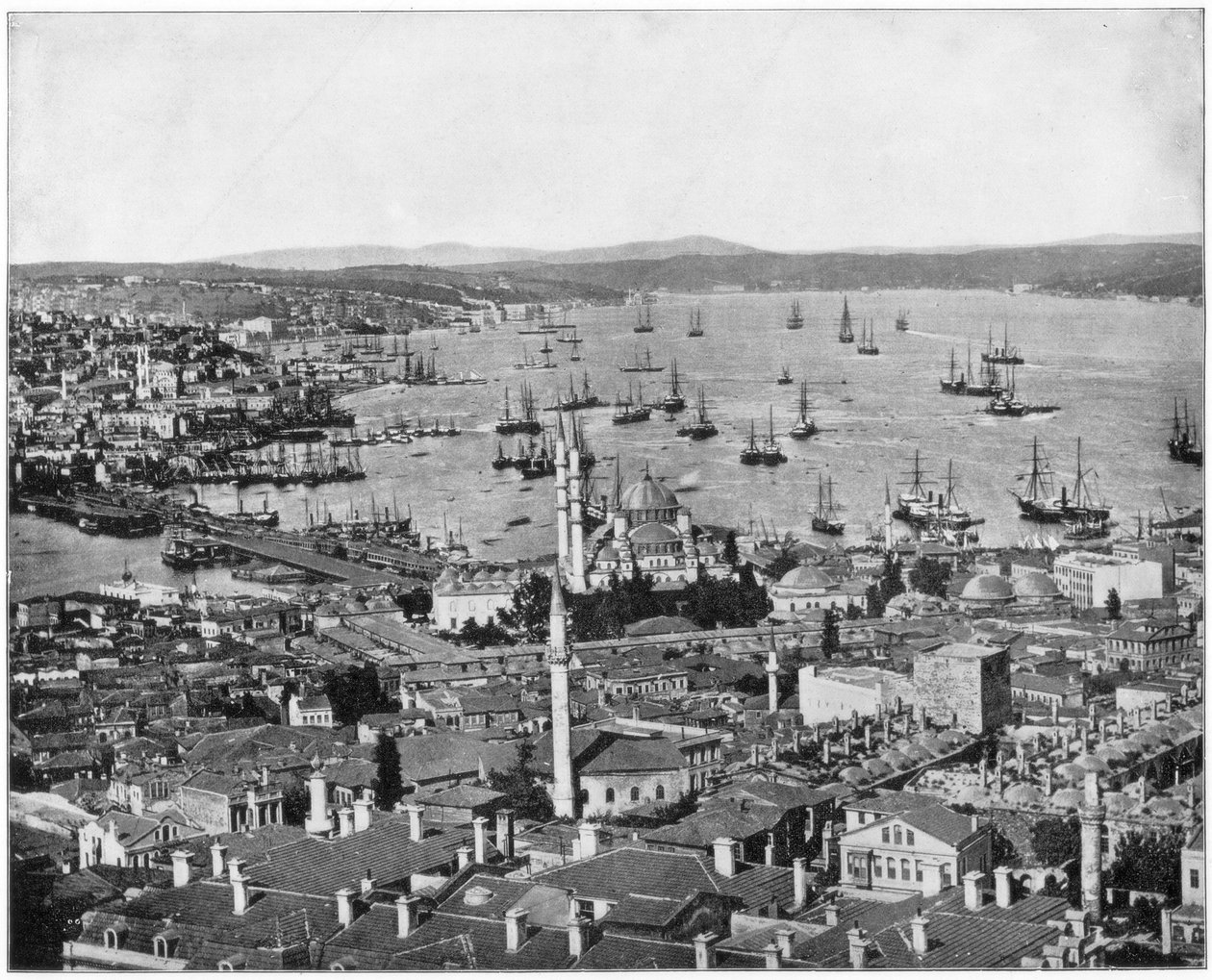 Konstantinopel og Bosporus, Tyrkiet, slutningen af det 19. århundrede. af John L. Stoddard
