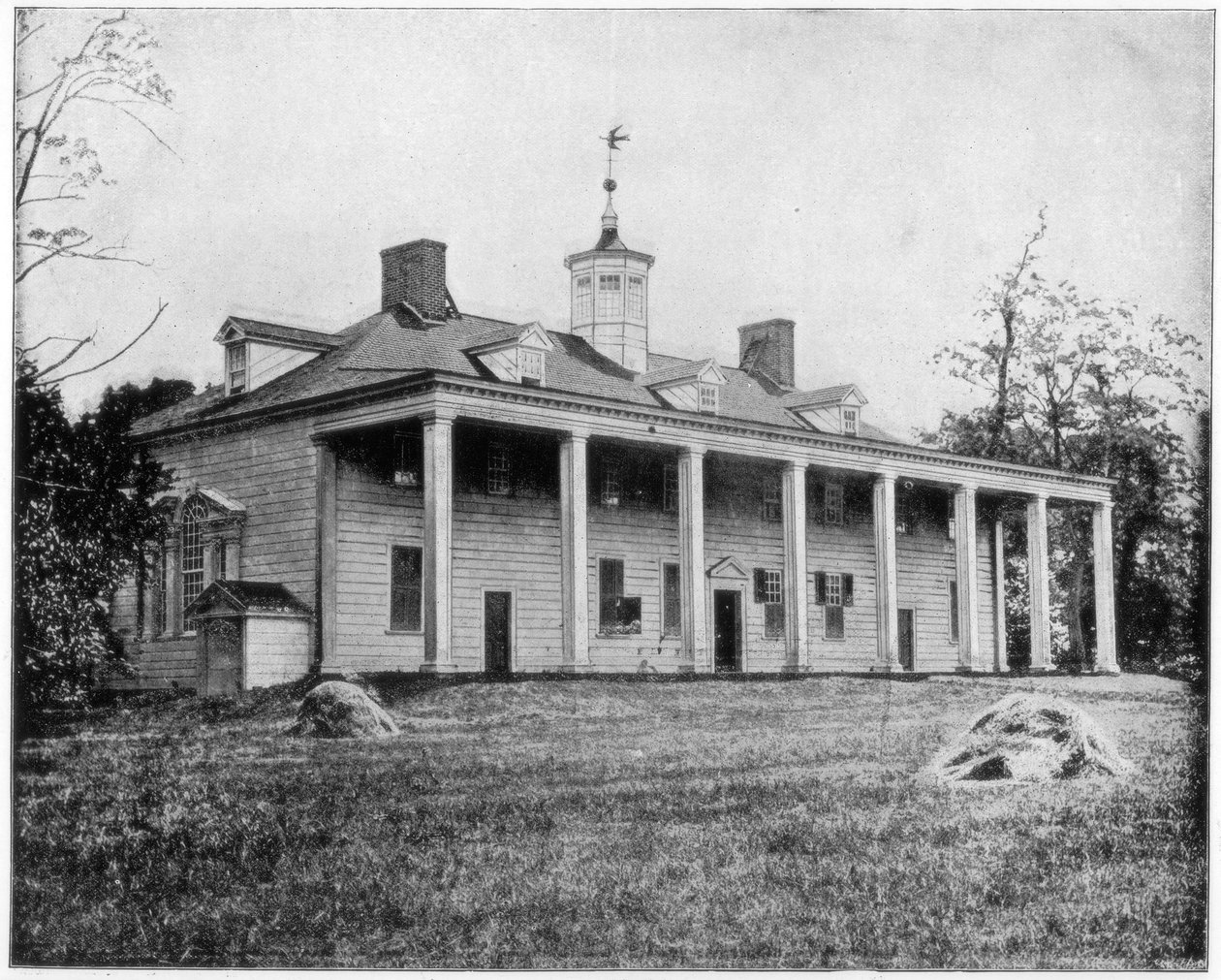 George Washingtons hjem, Mount Vernon, Virginia, slutningen af det 19. århundrede af John L. Stoddard