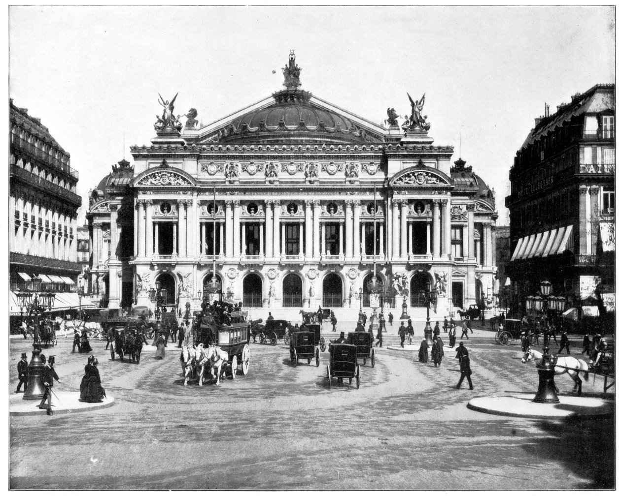 Grand Opera House, Paris, slutningen af det 19. århundrede af John L. Stoddard