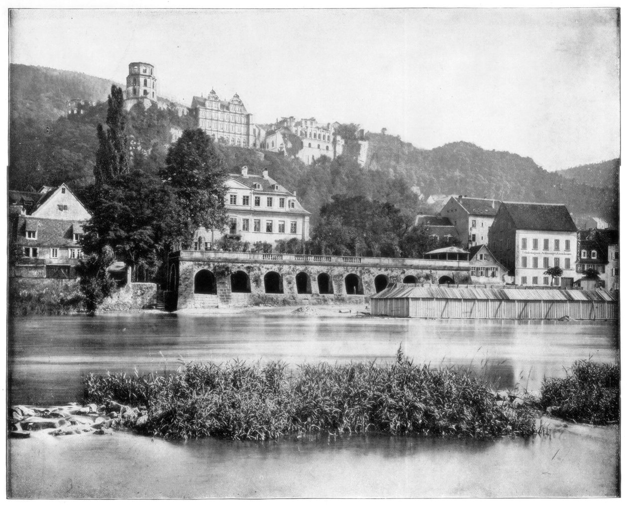 Heidelberg Slot, Tyskland, slutningen af det 19. århundrede. af John L. Stoddard