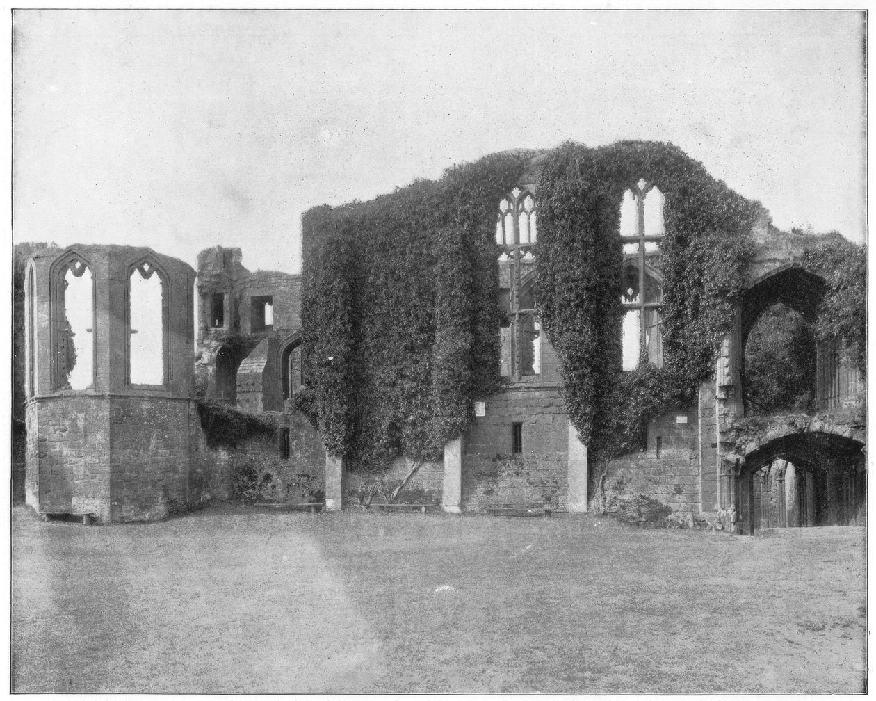 Kenilworth Castle, England, slutningen af det 19. århundrede. af John L. Stoddard