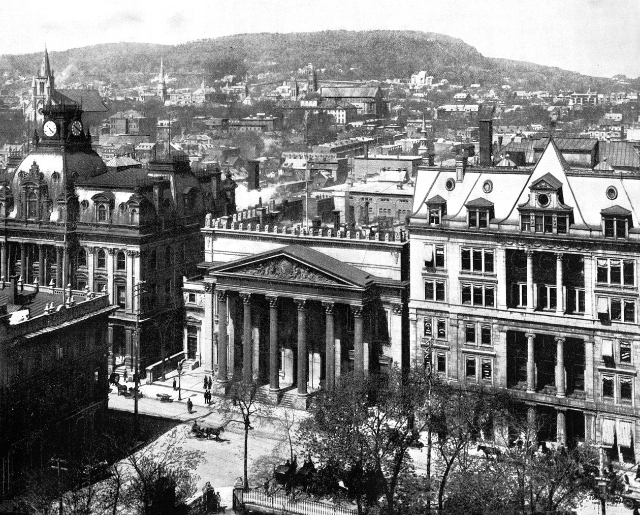 Montreal og Mount Royal, Canada, 1893. af John L. Stoddard