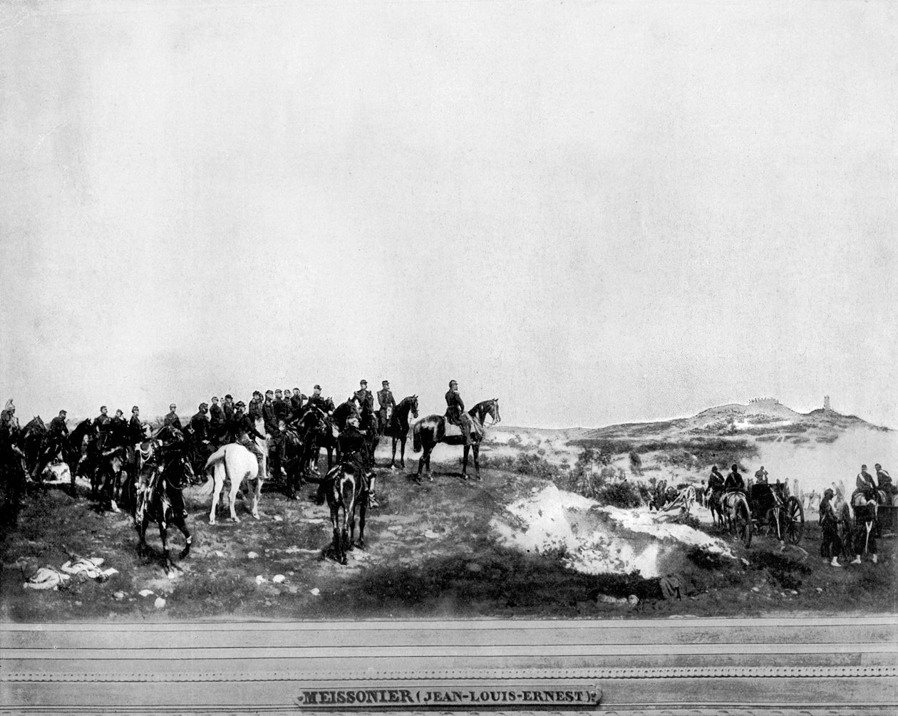 Napoleon III i slaget ved Solferino, 1859, 1893. af John L. Stoddard