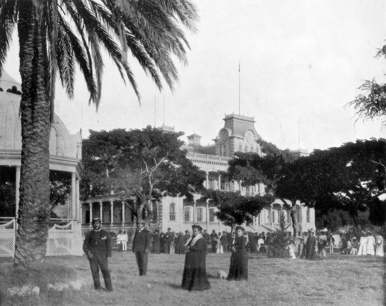 Royal Palace, Honolulu, Sandwichøerne, slutningen af det 19. århundrede af John L. Stoddard