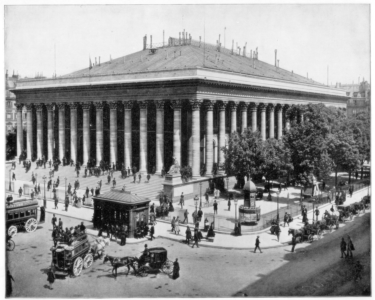 Børsen, Paris, slutningen af det 19. århundrede. af John L. Stoddard