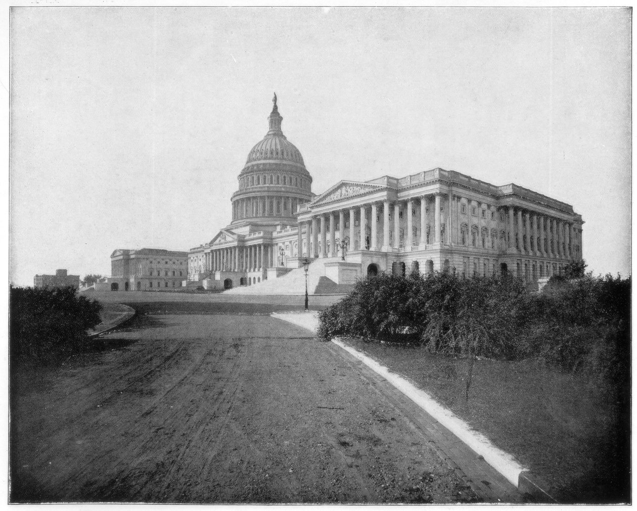 The Capitol, Washington DC, slutningen af det 19. århundrede af John L. Stoddard