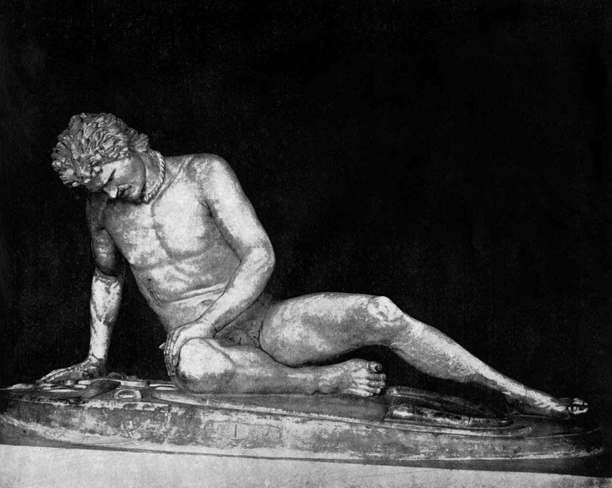 The Dying Gaul, Capitol, Rom, 1893. af John L. Stoddard