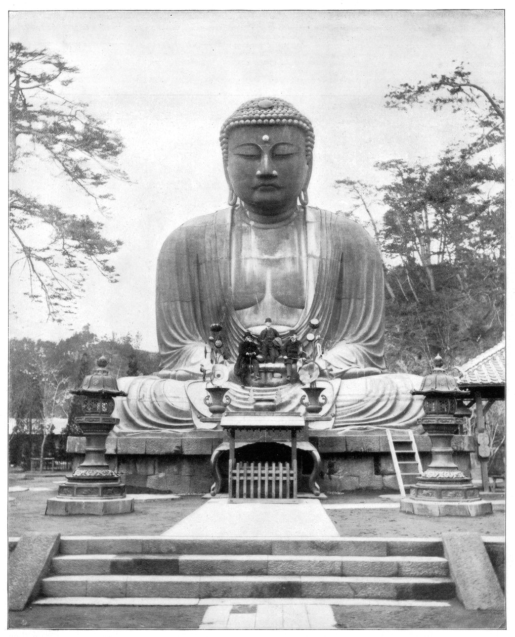 Den Store Bronze Buddha, Japan, slutningen af det 19. århundrede af John L. Stoddard