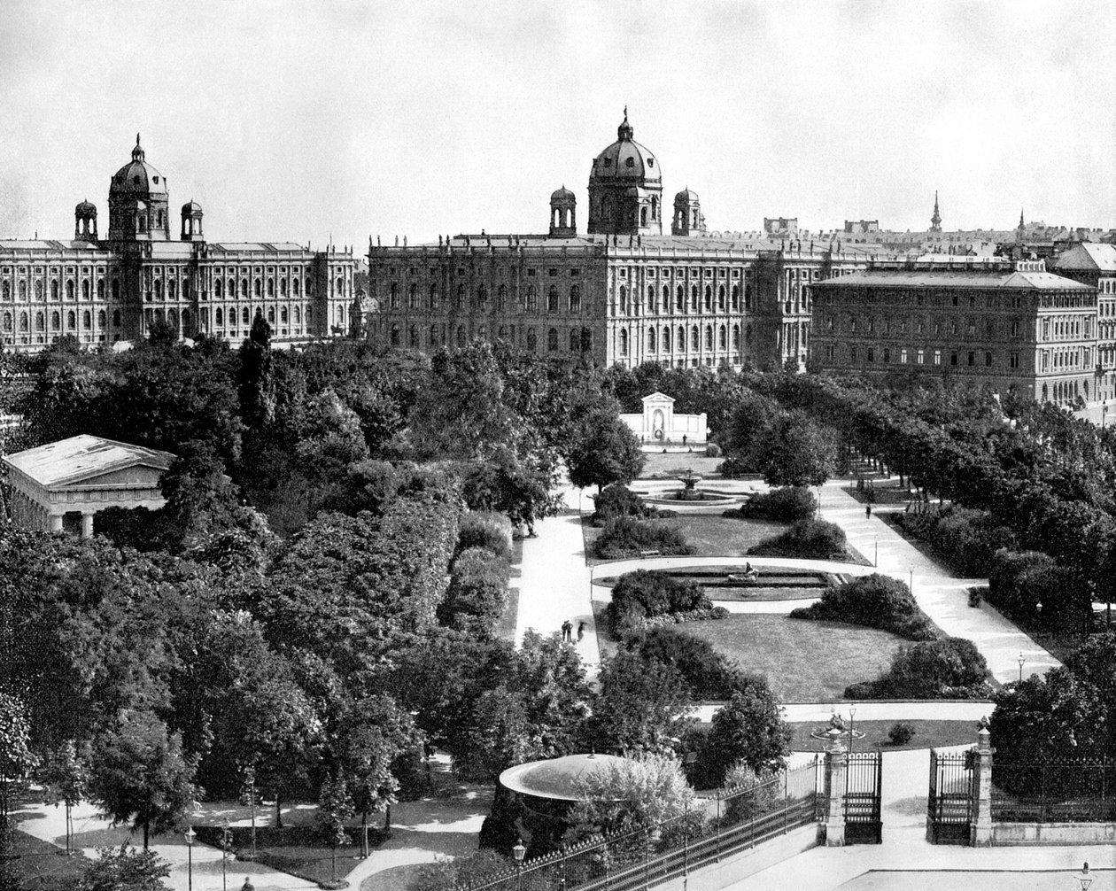 Volksgarten og Theseum, Wien, Østrig, 1893 af John L. Stoddard