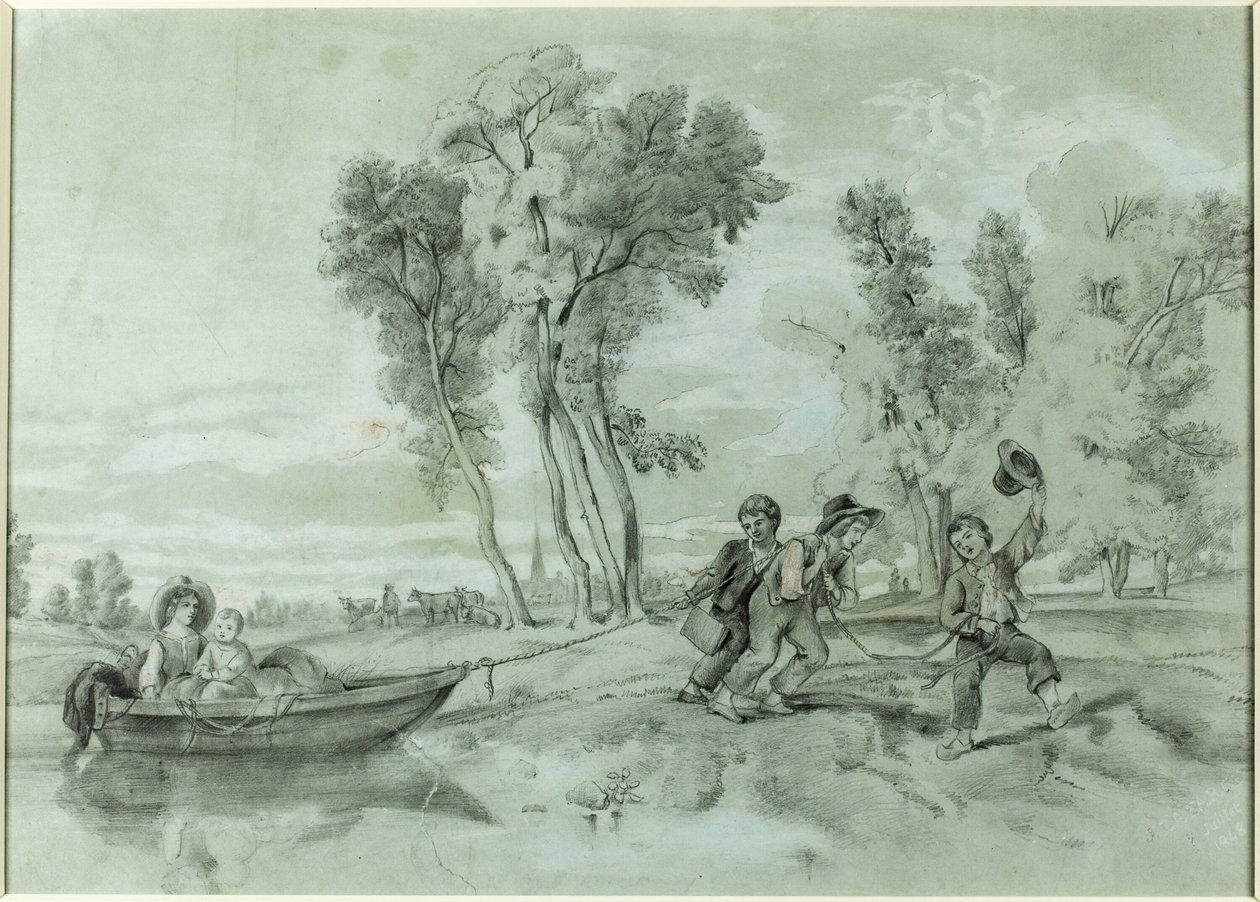 En Country Scene af John La Farge