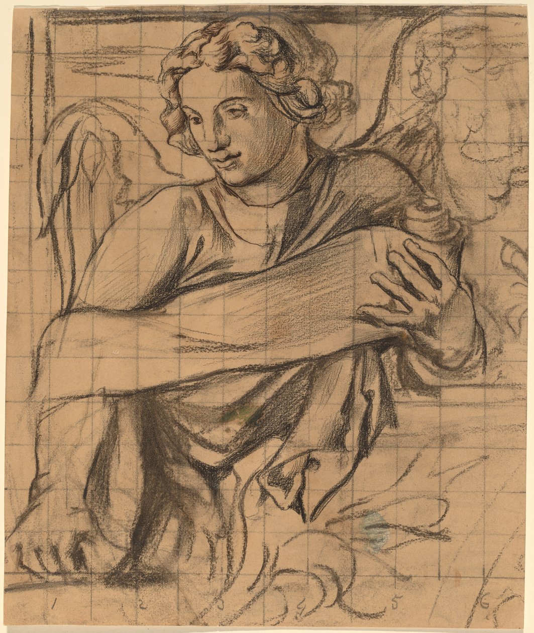 Angel - Trinity Church Vægmaleri af John La Farge