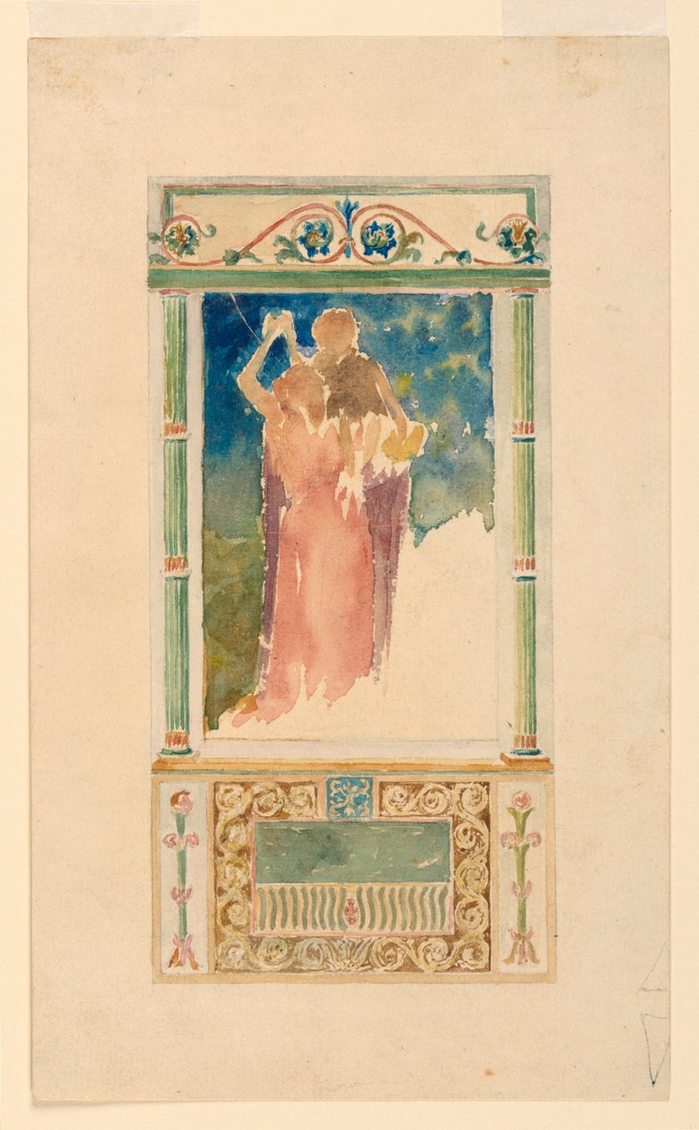 Design til et mindevindue af John La Farge