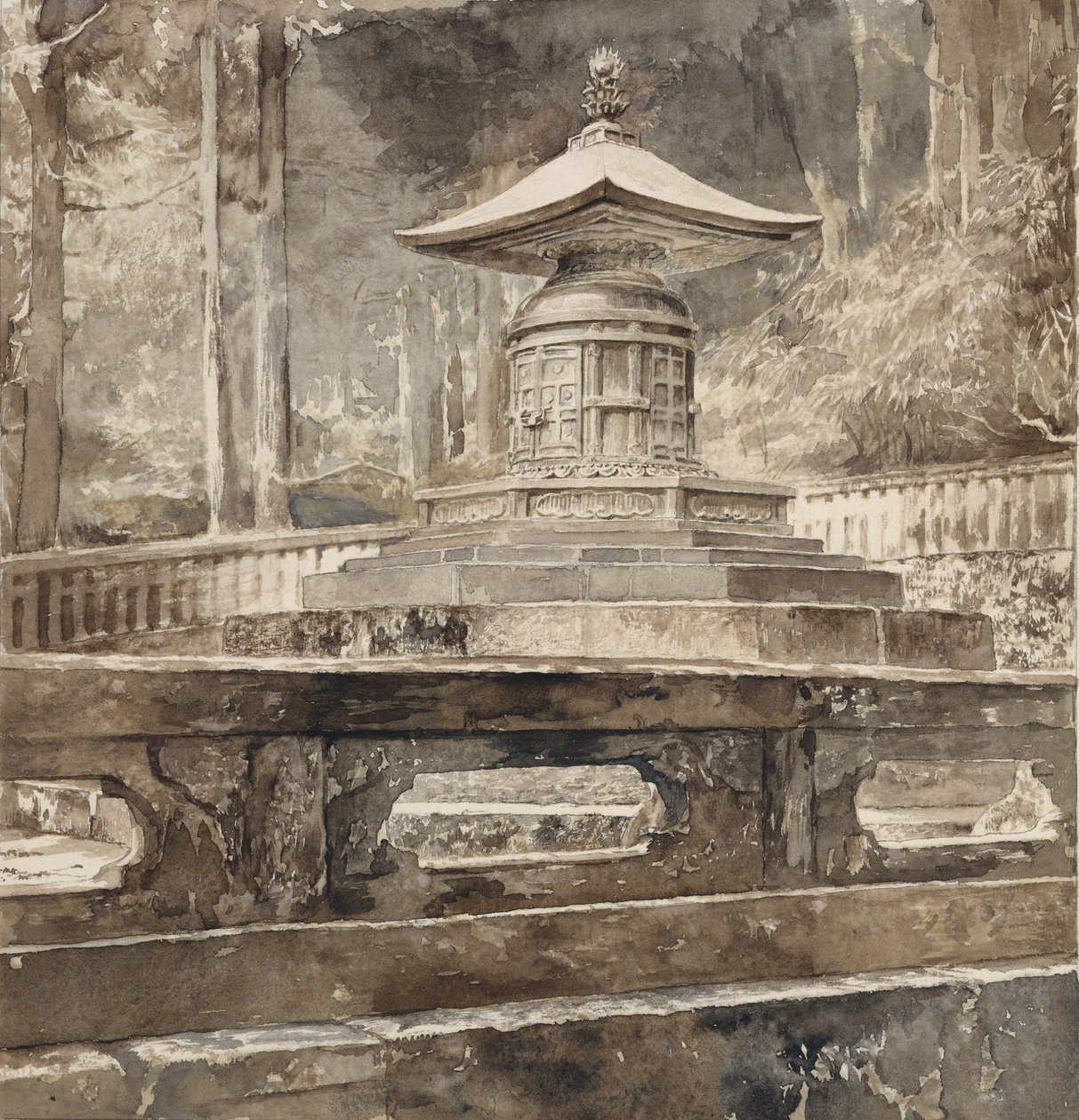 Tokugawa, 1888. af John La Farge