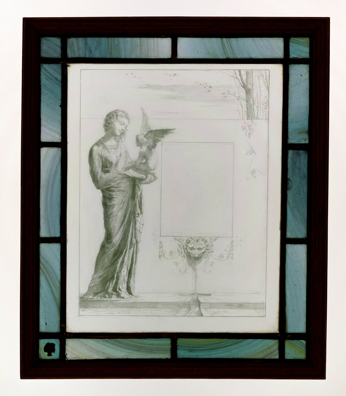 Dette var en spray, som fuglen klamrede sig til af John La Farge