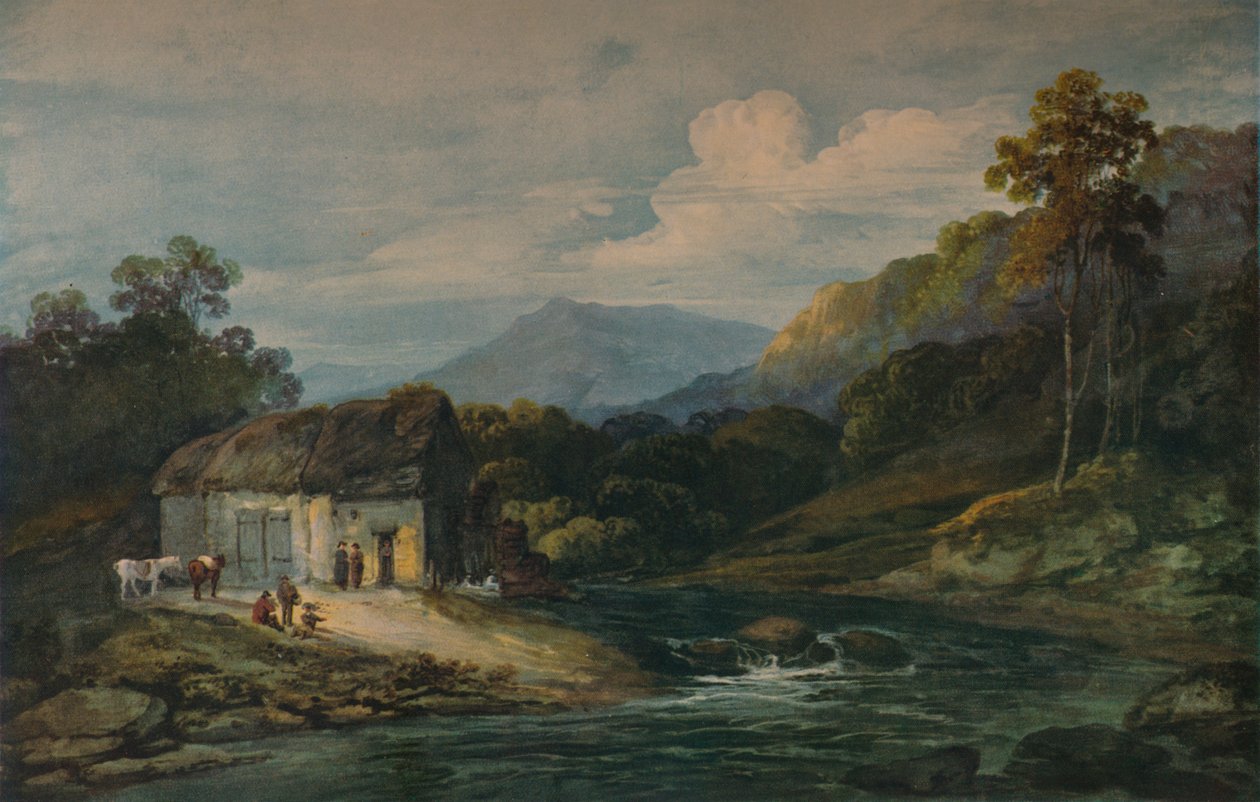 Møllen i Combe Neath, c1776 af John Laporte