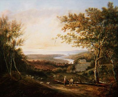 Udsigt over Wye Valley af John Laporte