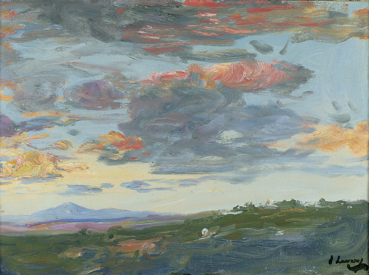 Aften, Tanger (olie på lærred) af John Lavery