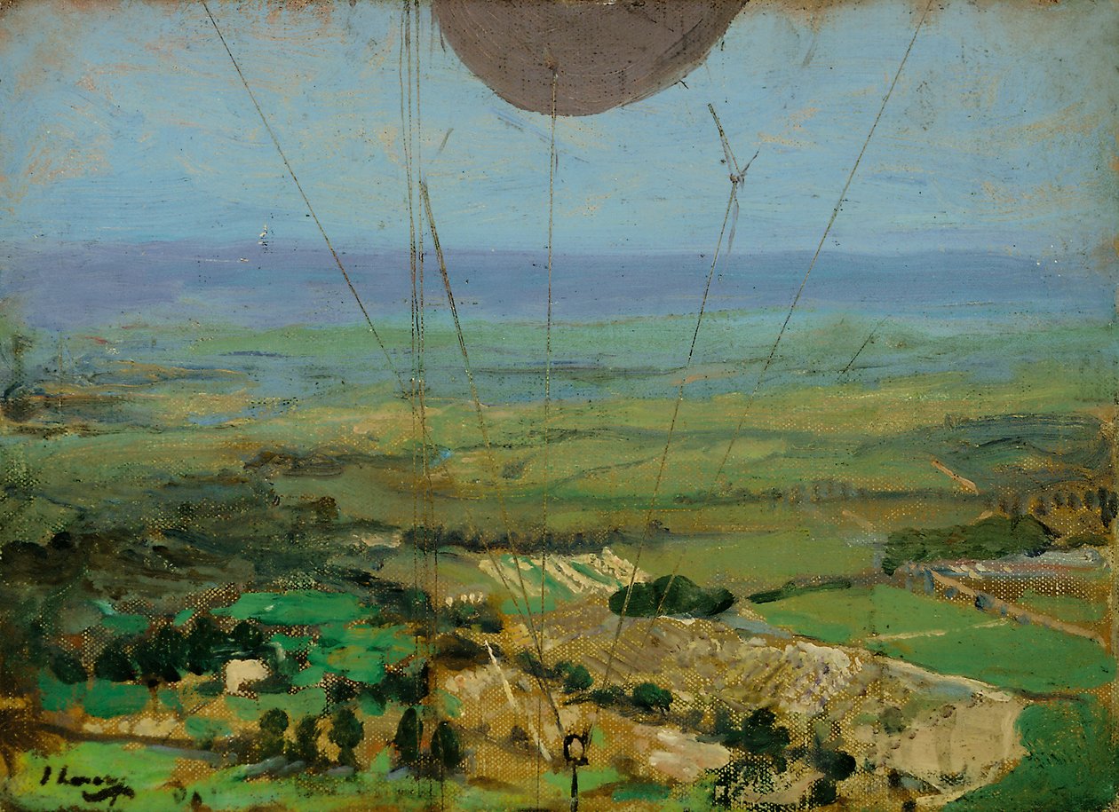 Fra en drageballon, Roehampton af John Lavery