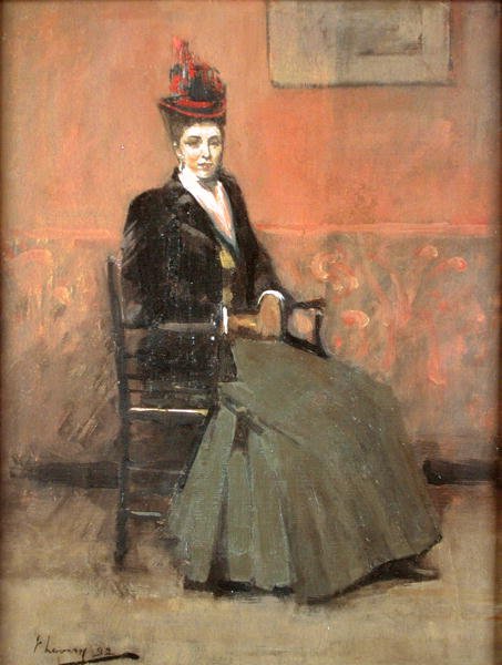 Fru Agnes Jean MacIntyre af John Lavery