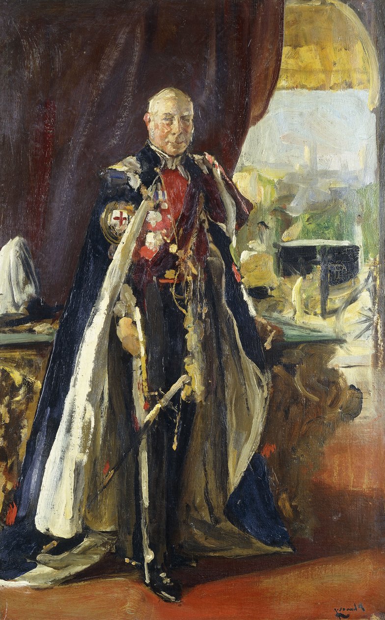 Portræt af jarlen af Lonsdale, K af John Lavery