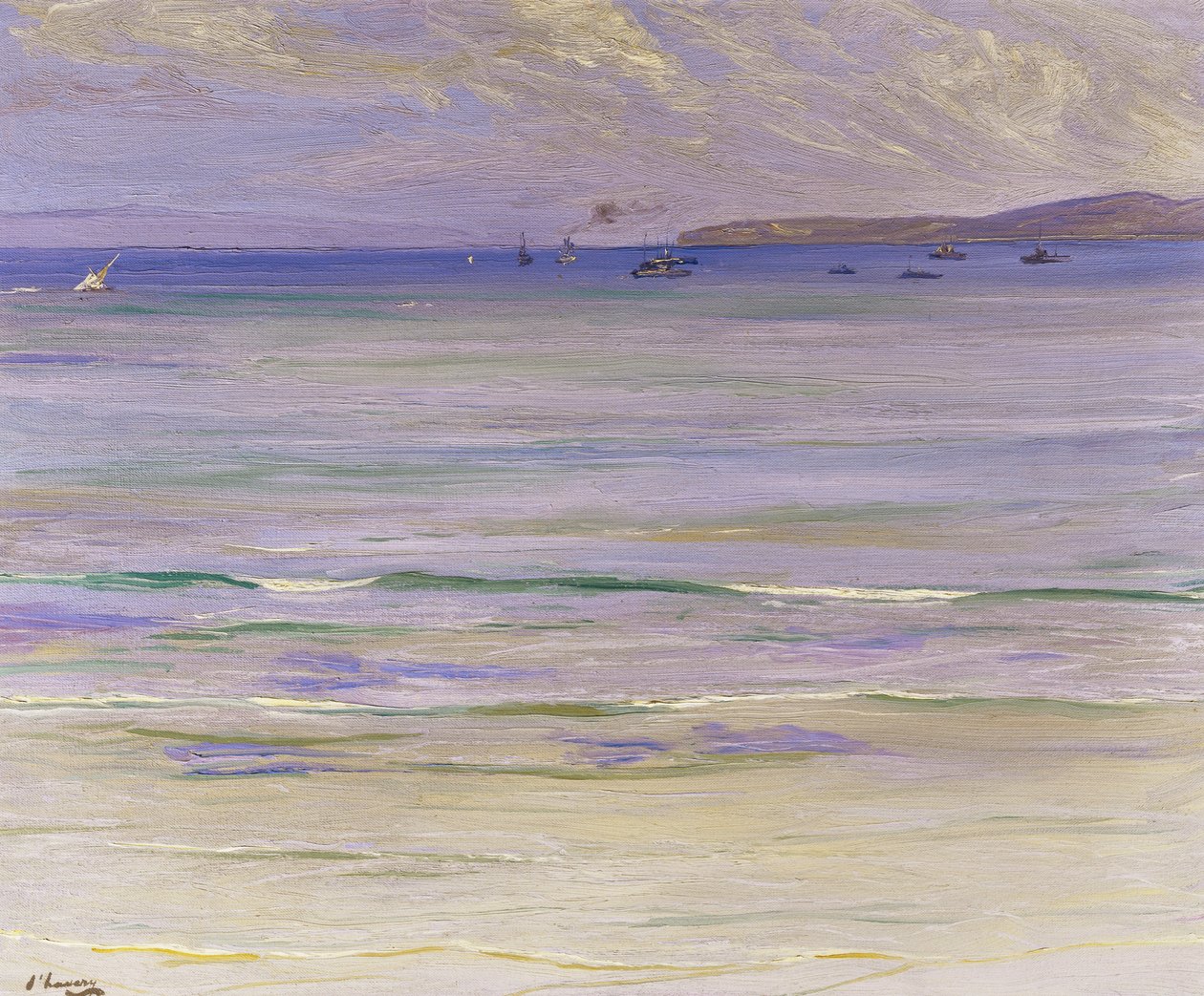 Tangier Bay af John Lavery