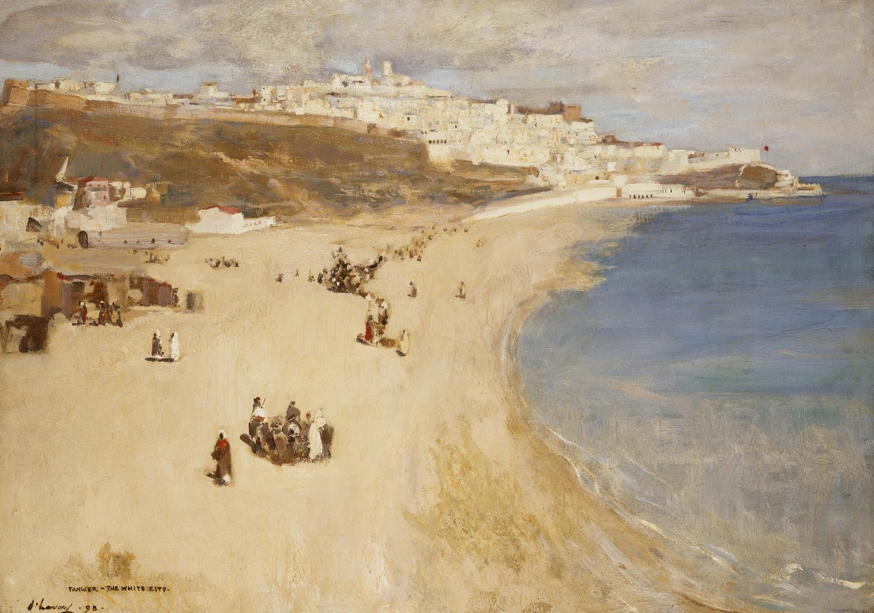 Tanger, den hvide by af John Lavery