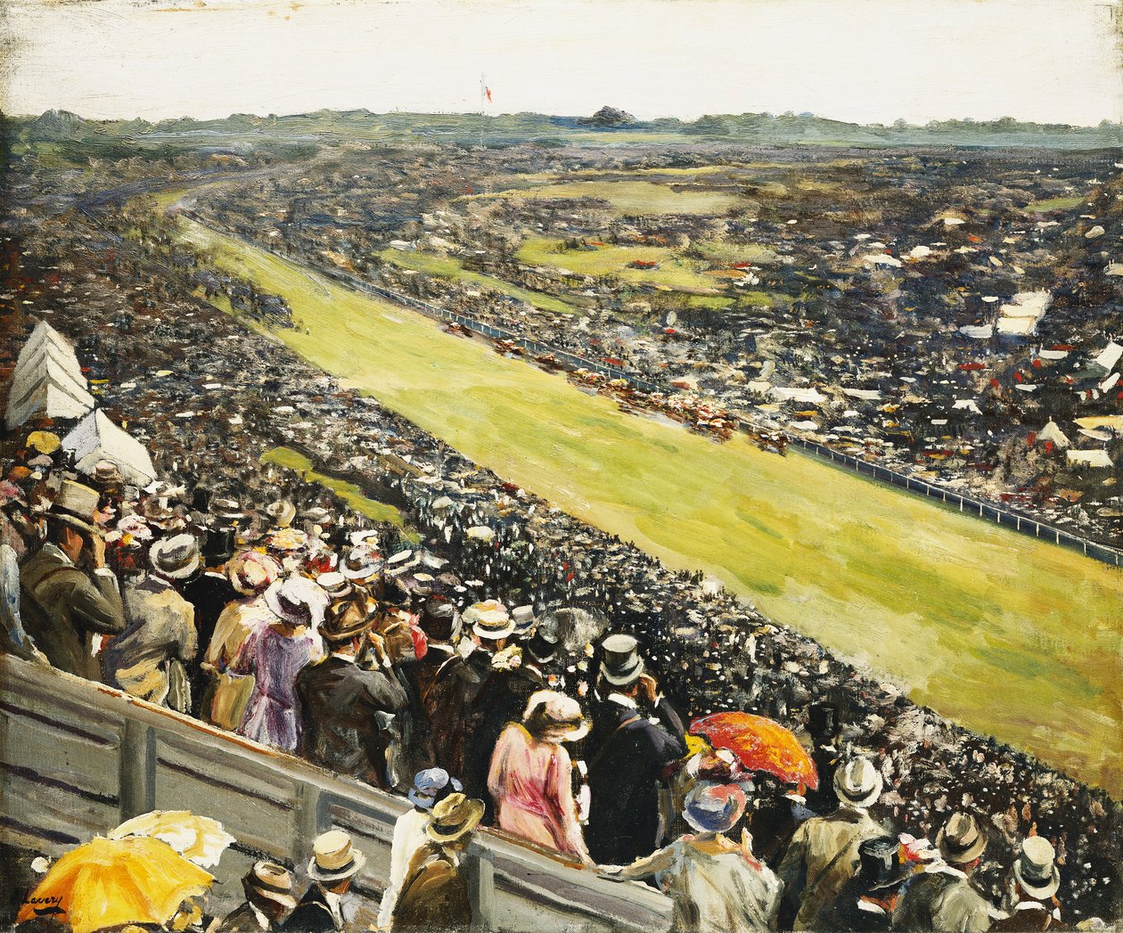 Derbyet af John Lavery