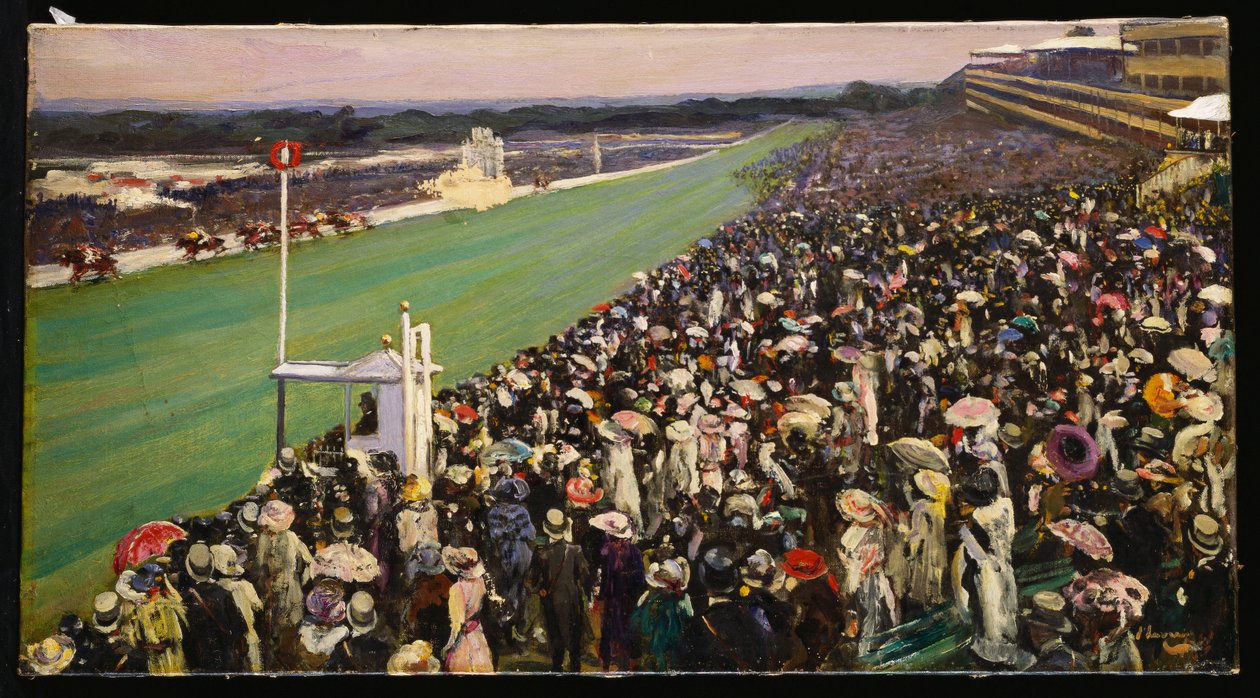 Gold Cup, Ascot, den kongelige indhegning af John Lavery