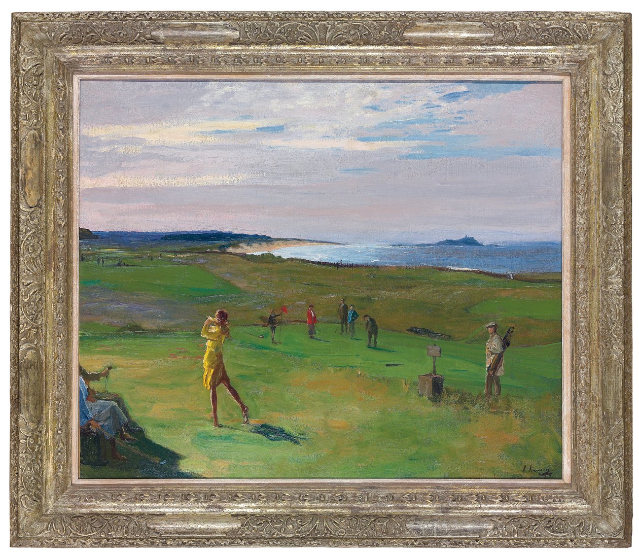 The Golf Course, North Berwick (olie på lærred) af John Lavery