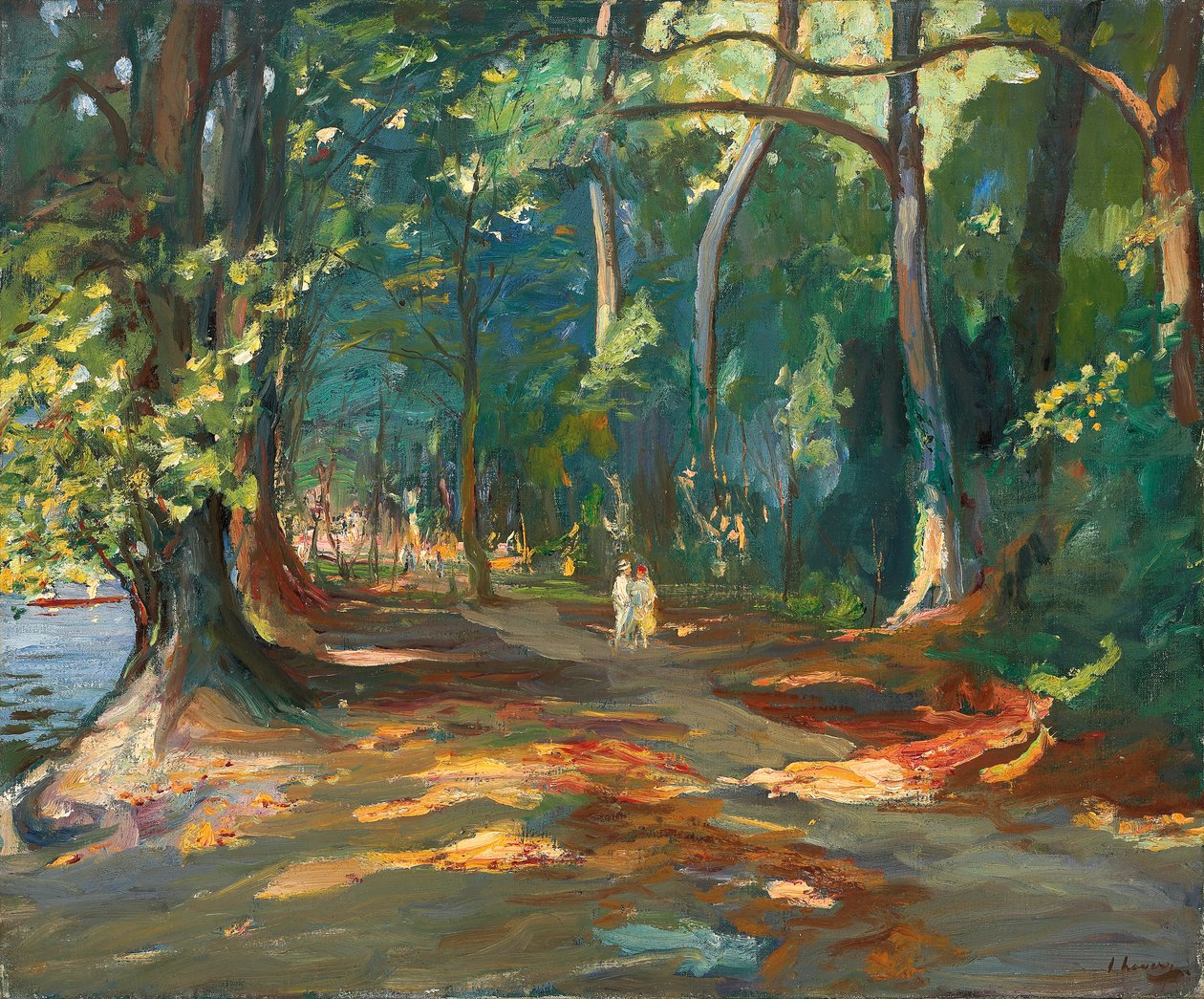 Stien ved floden, Maidenhead af John Lavery