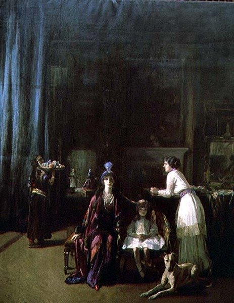 The Studio (olie på lærred) af John Lavery